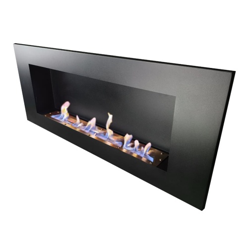 Биокамин "Русский огонь" Лофт 1200V встраиваемый с защитным стеклом