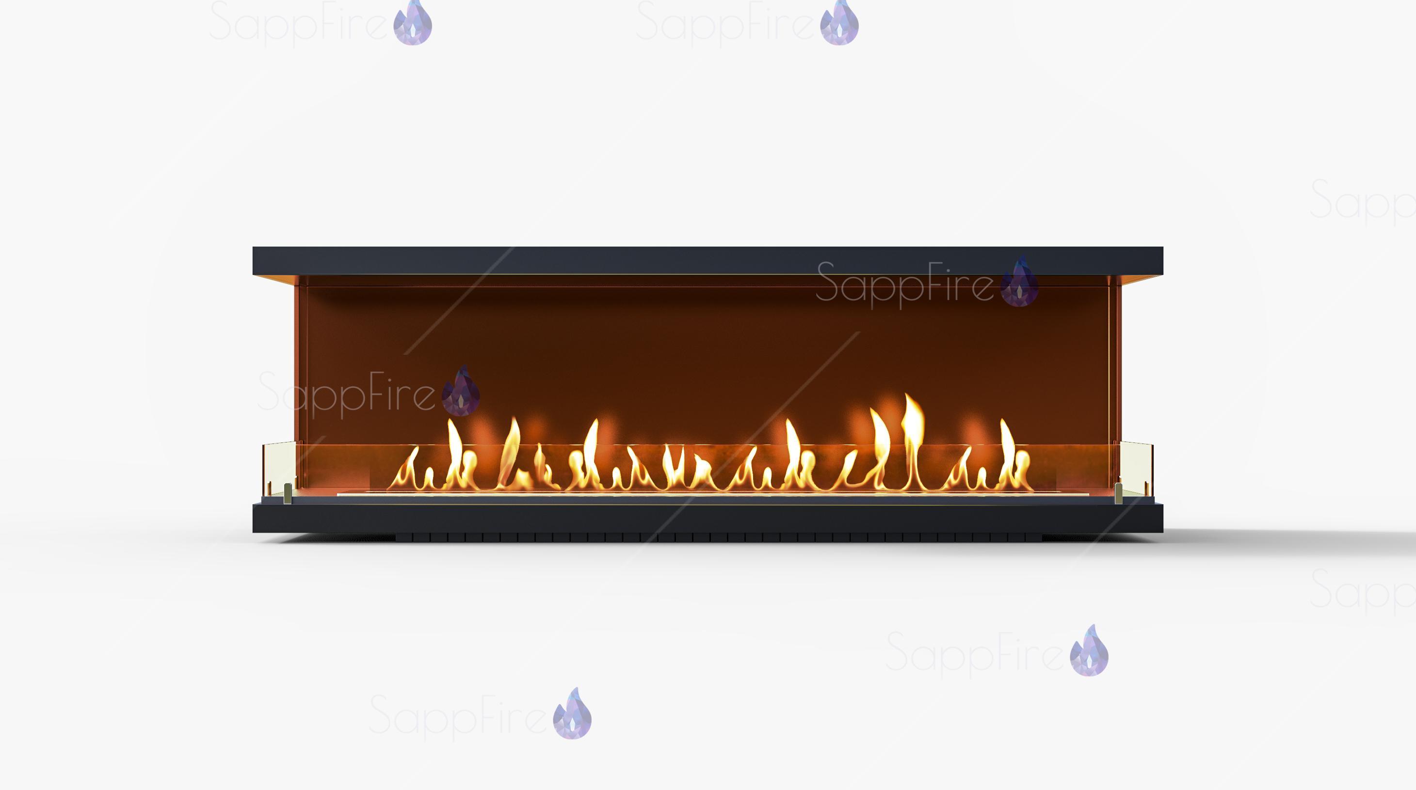 Встраиваемый торцевой очаг Standart 1000 SappFire по цене 48 100 руб.