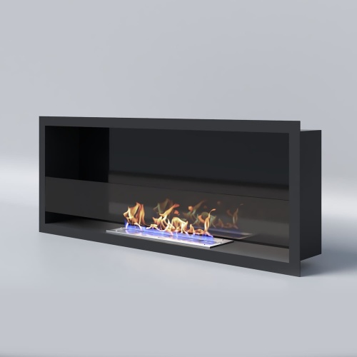 Биокамин "Русский огонь" Лайт 980V встраиваемый с защитным стеклом