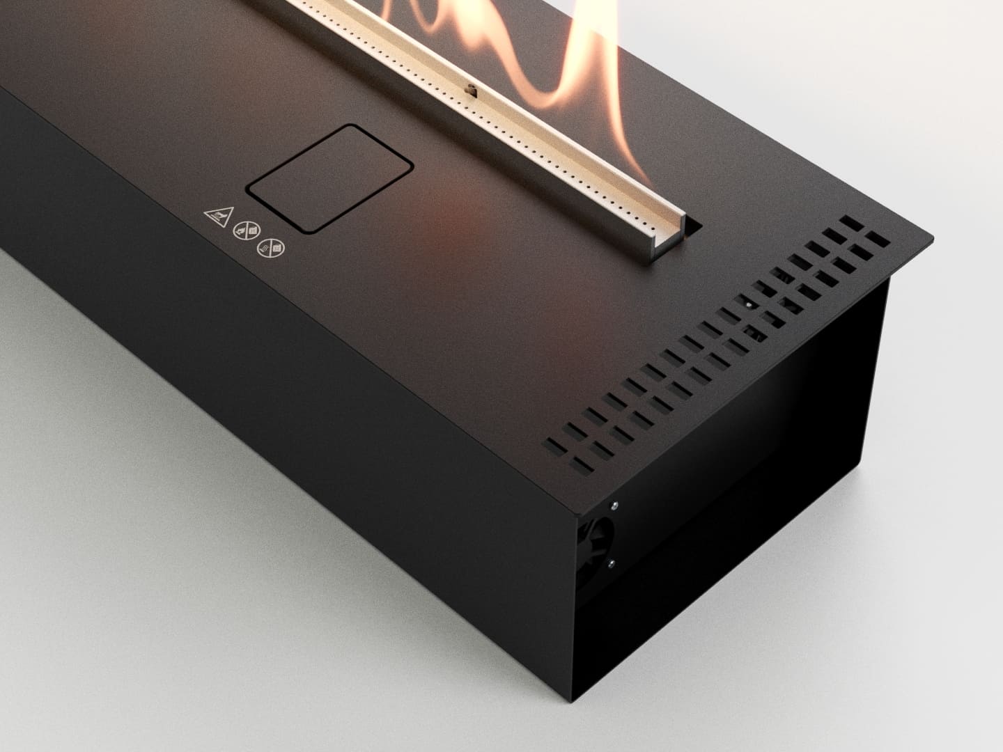 Автоматический биокамин Lux Fire Smart Flame 1500 RC Black по цене 490 600 руб.