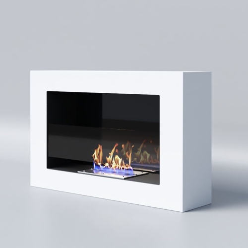 Биокамин "Русский огонь" Лайт Бланк 650N с защитным стеклом