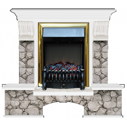 Бостон К Карелия (белый)+Fobos Brass