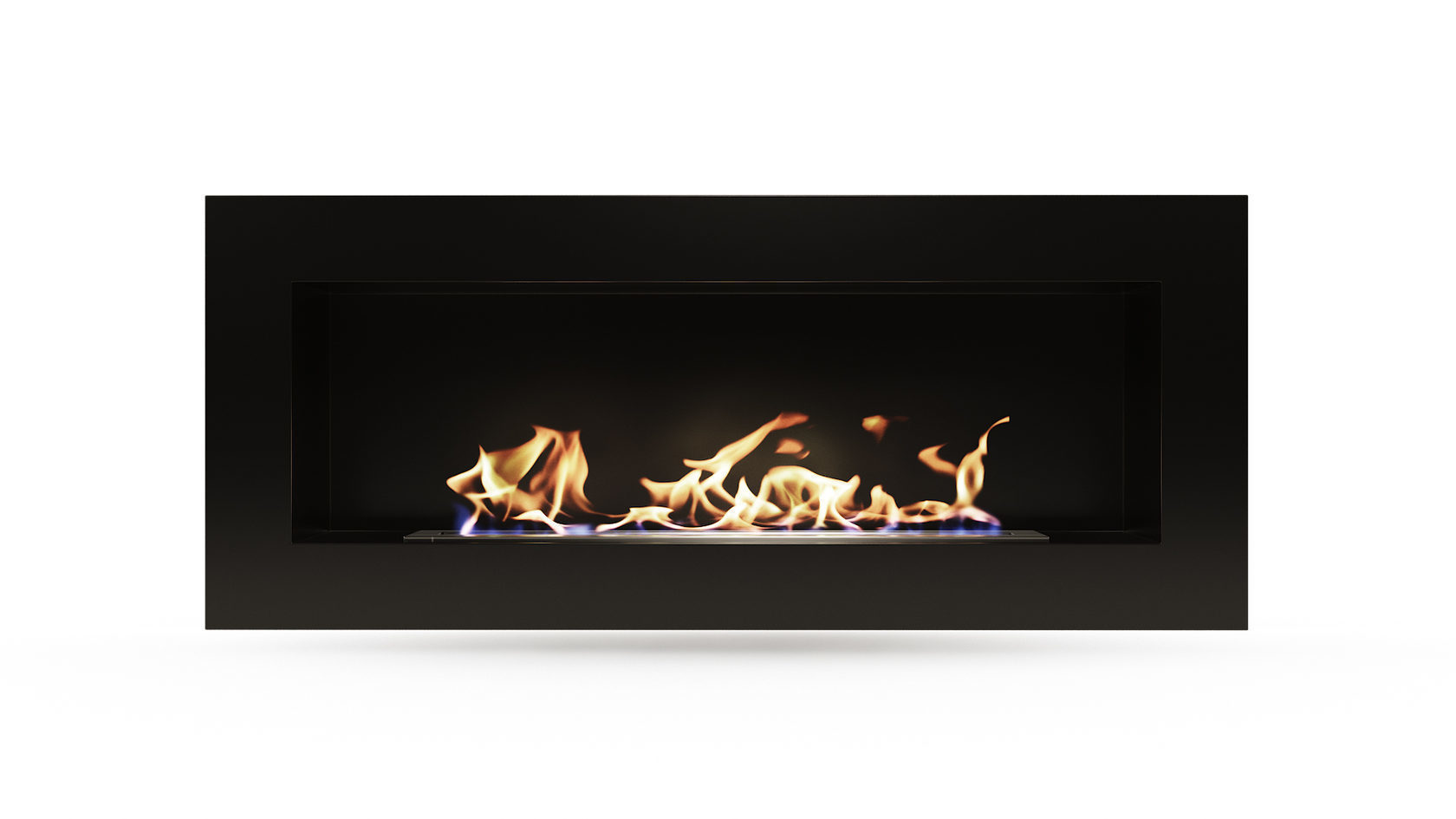 Биокамин "Русский огонь" Лофт 1200N настенный с декоративным стеклом (стемалитом) по цене 38 650 руб.