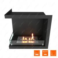 Биокамин SteelHeat CORNER L 500