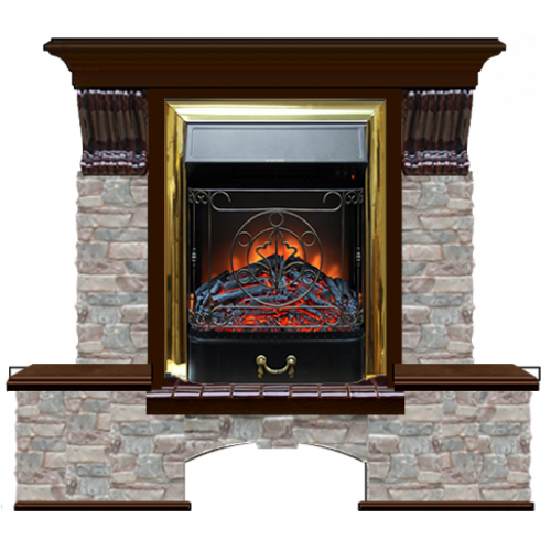 Бостон К Грот цветной (дуб)+Majestic Brass