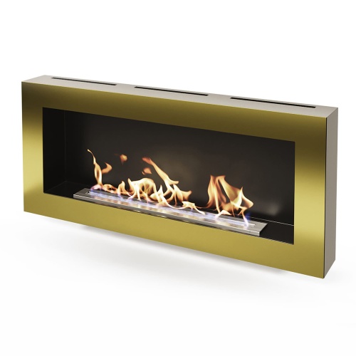 Биокамин "Русский огонь" Барокко 1200N настенный с защитным стеклом