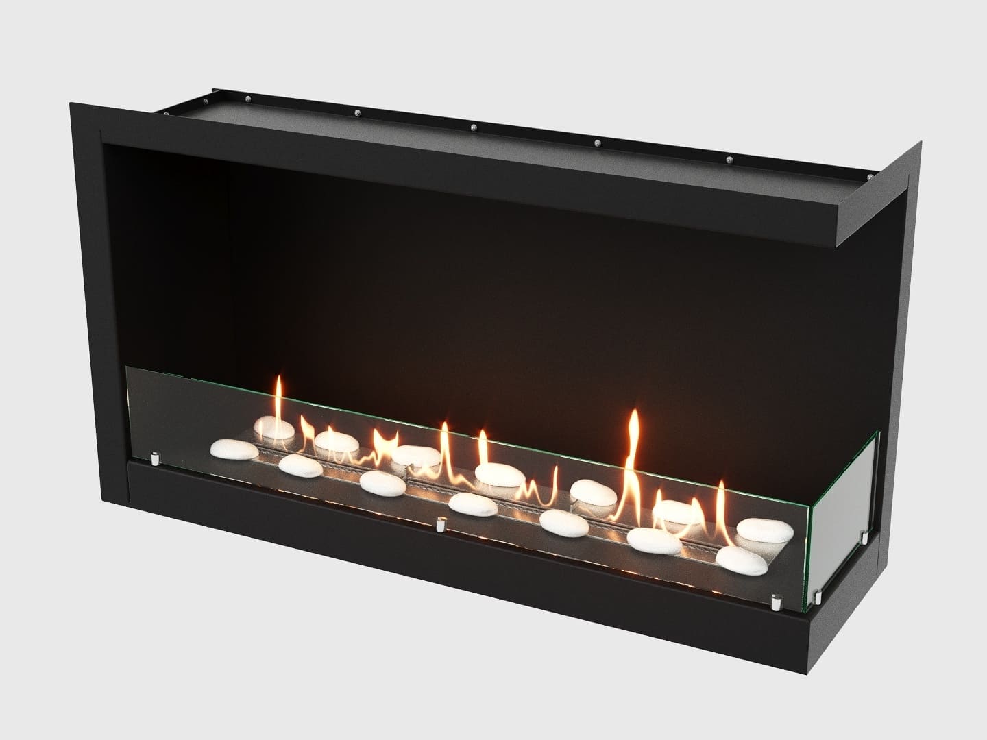 Встроенный биокамин Lux Fire Угловой 1155 М (правый угол) по цене 76 890 руб.