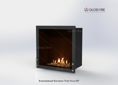 Встраиваемый биокамин Очаг Focus MS-арт.010