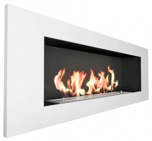 Биокамин ZeFire Elliot 1200 с белой рамкой