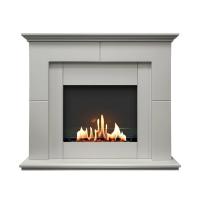 Биокамин в портале SteelHeat Pierre, стекло