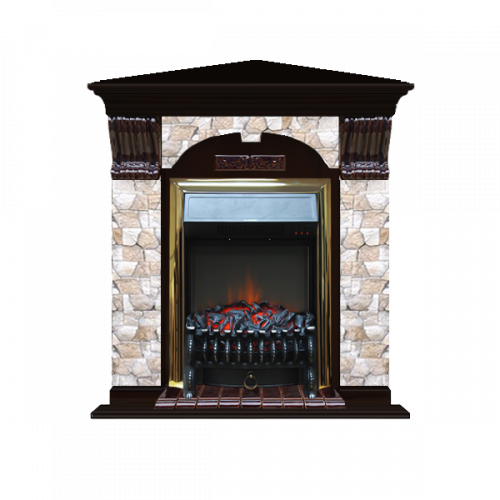 Арочный Арбат угловой (венге)+Fobos Brass