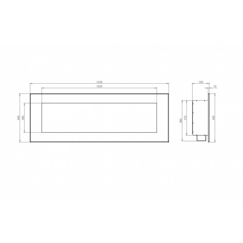 Биокамин Window III grey по цене 31 900 руб.