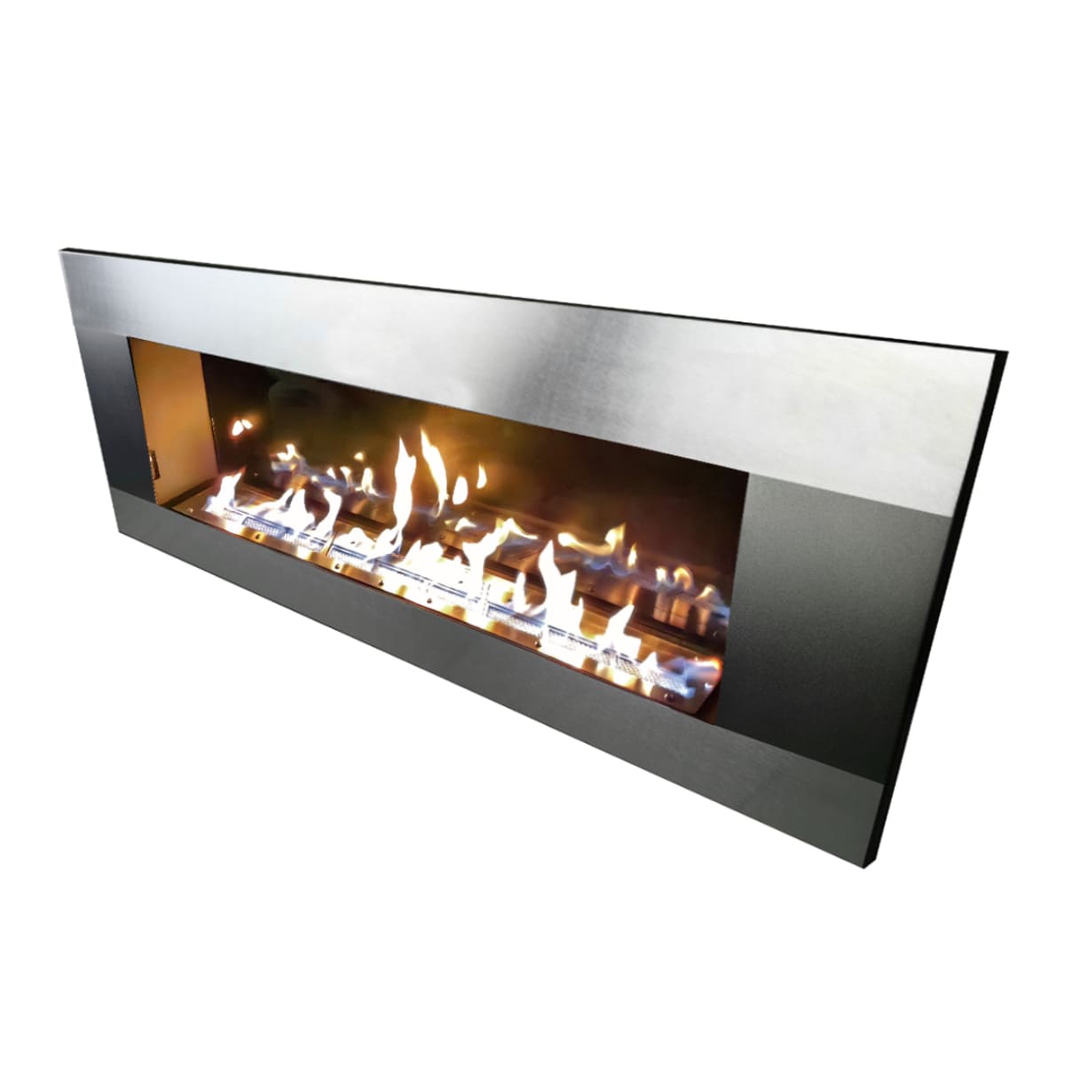 Биокамин "Русский огонь" Модерн 1500V встраиваемый с декоративным стеклом (стемалитом) по цене 50 450 руб.