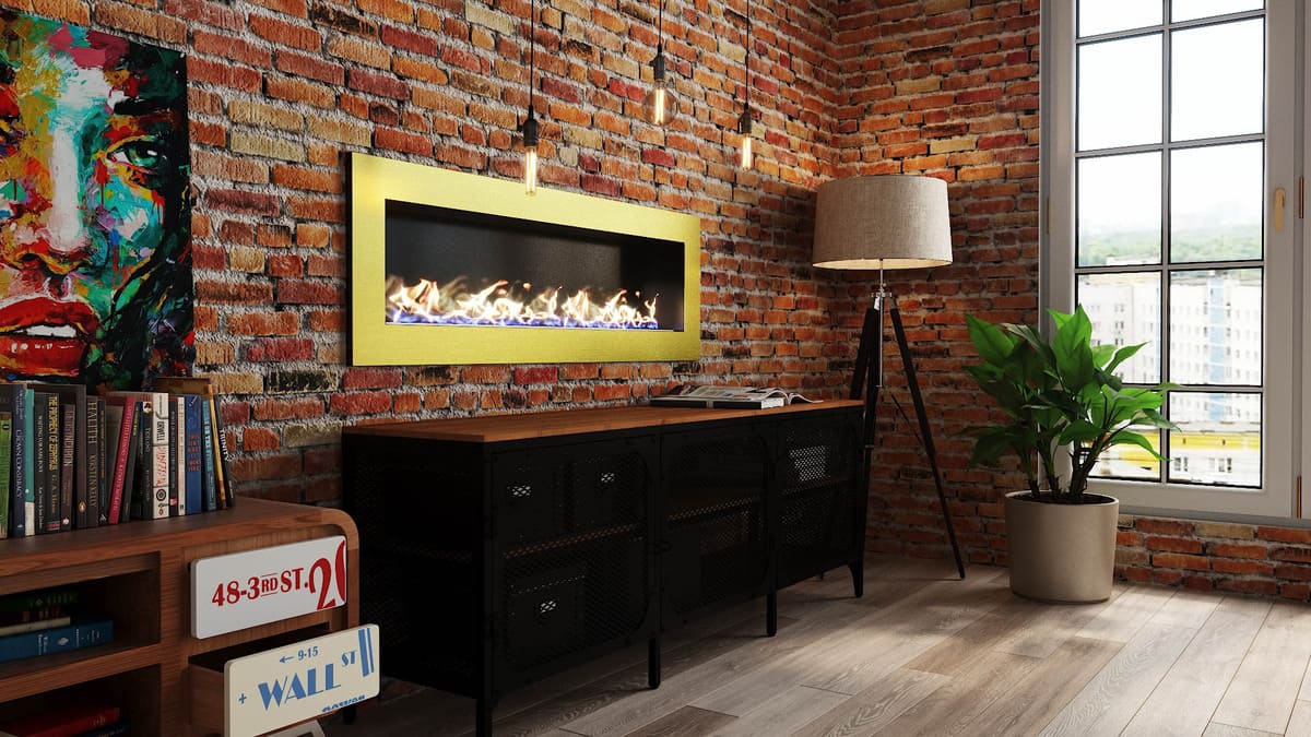 Биокамин "Русский огонь" Барокко 1300V встраиваемый с защитным стеклом по цене 51 600 руб.