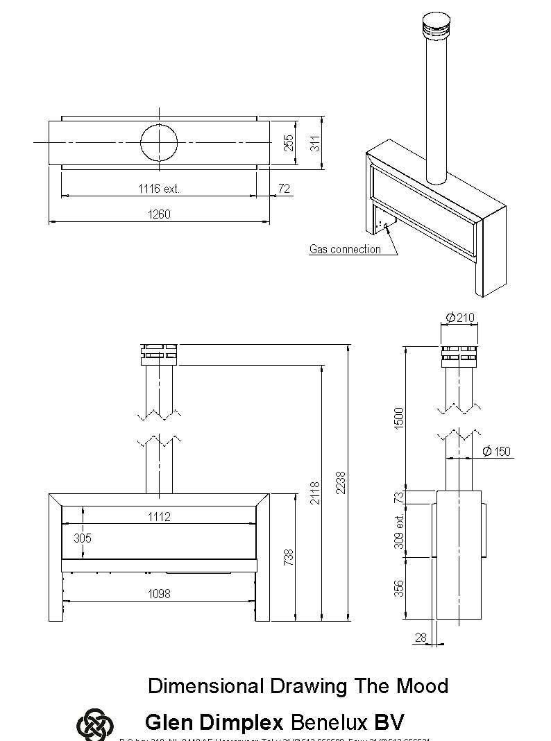 Газовый уличный камин Faber The Mood