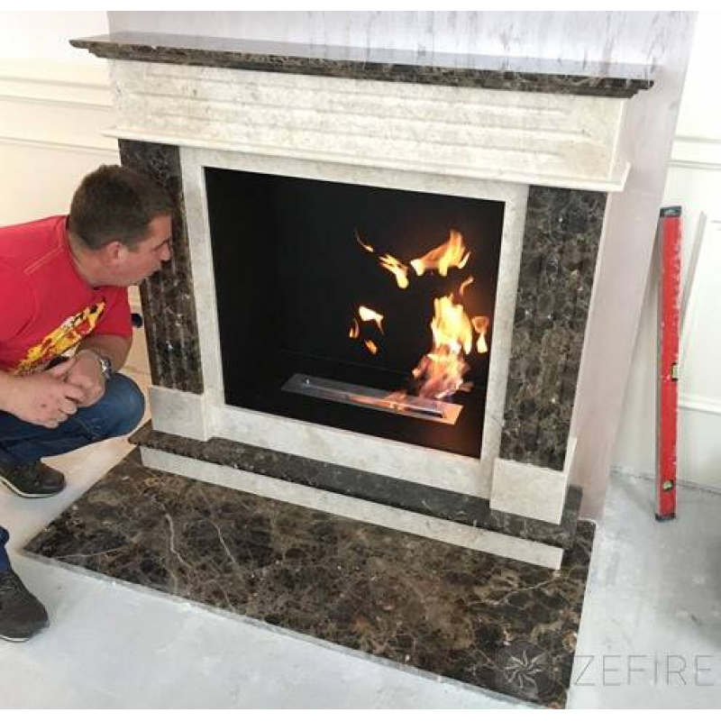 Биокамин ZeFire Barcelona мрамор по цене 165 000 руб.