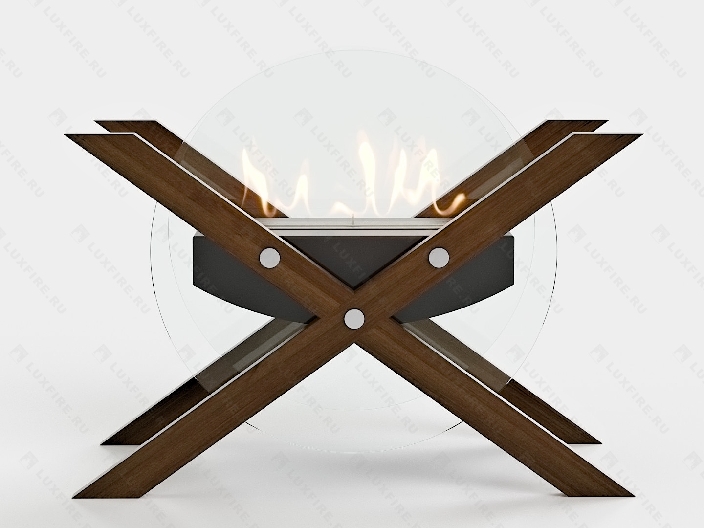 Напольный биокамин Lux Fire "Робинзон" по цене 53 680 руб.