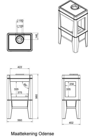 Газовый камин Faber Odense