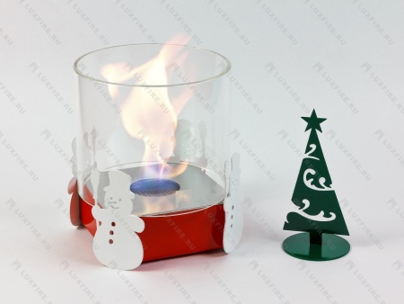 Настольный биокамин Lux Fire "Новогодний" М по цене 18 755 руб.