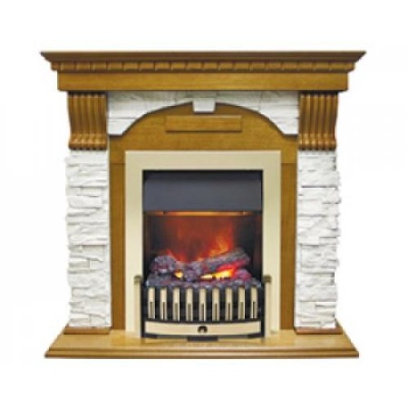 Dublin арочный сланец белый (дуб)+Danville Brass