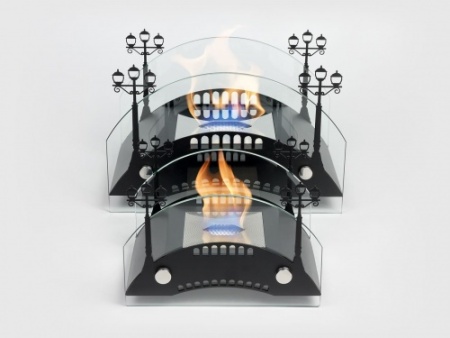 Настольный биокамин Lux Fire "Пушкинский мост" M Чёрный по цене 19 602 руб.