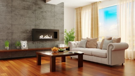 Биокамин "Русский огонь" Лофт 1300N настенный с защитным стеклом по цене 39 250 руб.