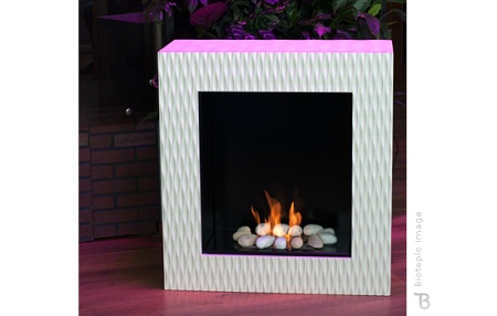 Биокамин Bioteplo 3D-Cube WHITE по цене 110 500 руб.