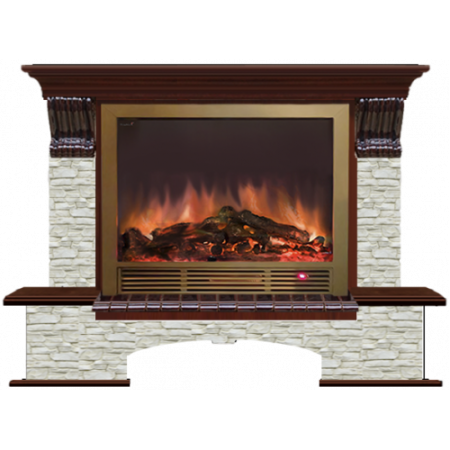 Бостон Грот однотонный Ш-33 (красное дерево)+Sharm 33 BR