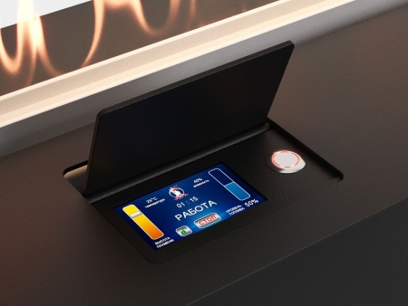 Автоматический биокамин Lux Fire Smart Flame 1400 Black по цене 